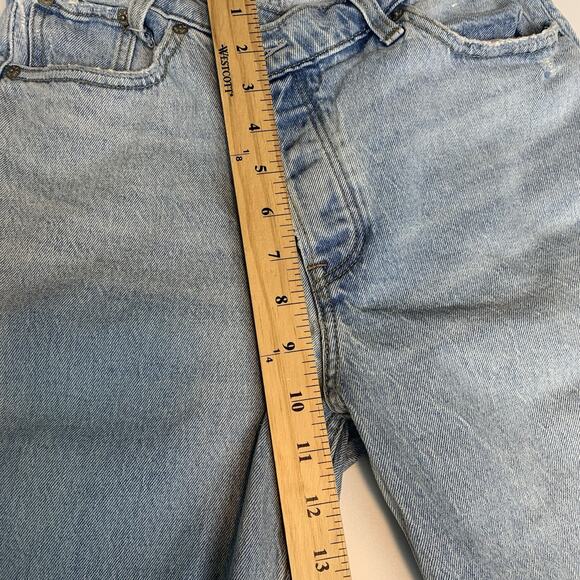 Abercrombie & Fitch Criss Cross Jeans I 25/0R I The Dad High Rise I Curve Love - Picture 10 of 11